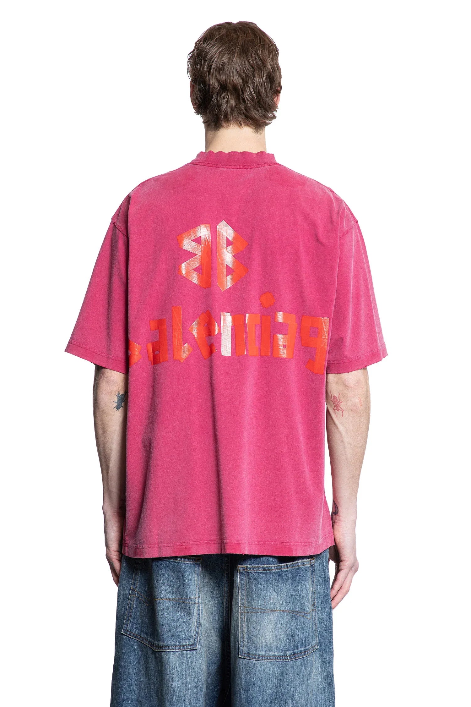 BALENCIAGA MAN RED T-SHIRTS & TANK TOPS - Antonioli.eu