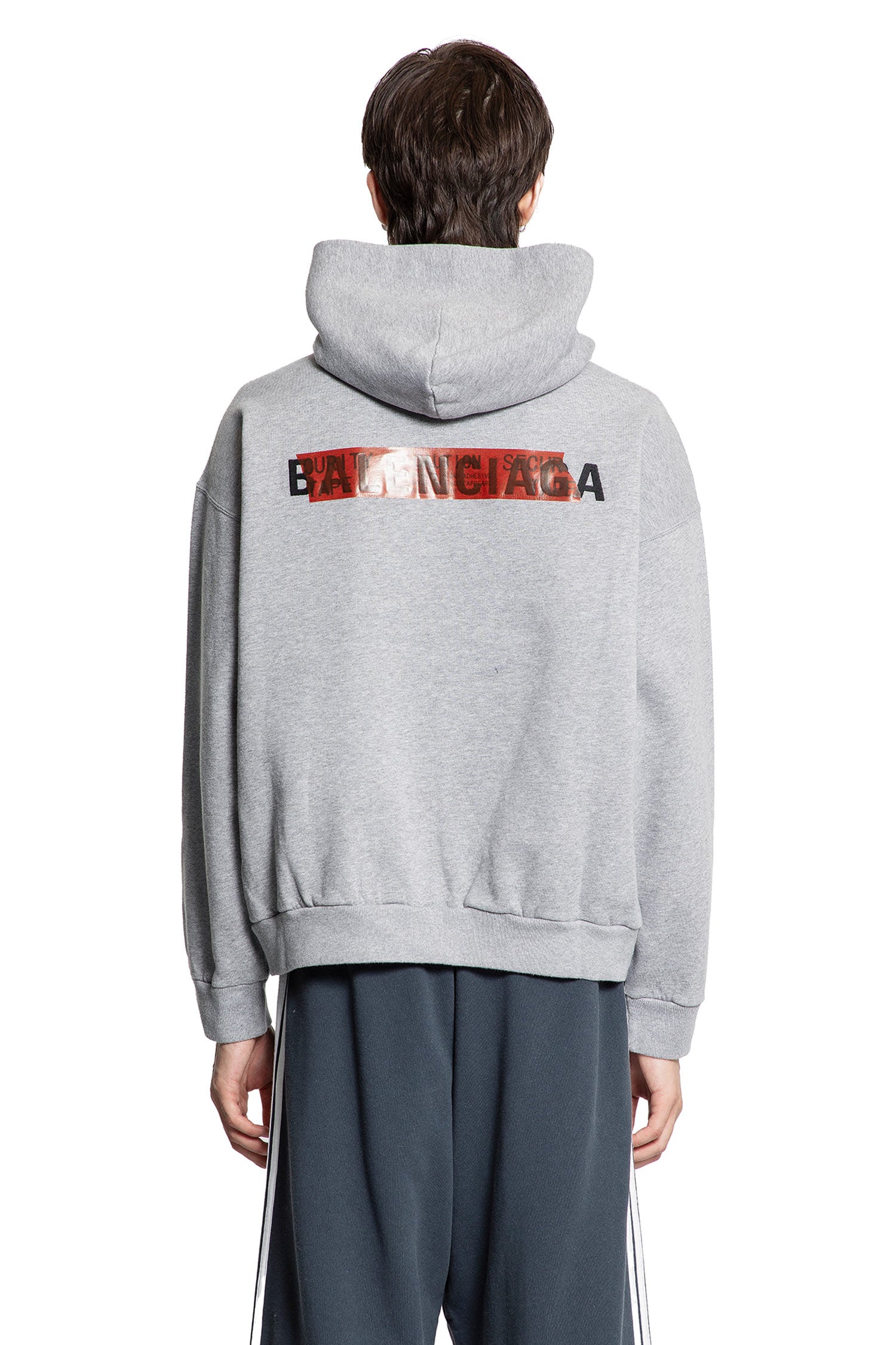 Taped Balenciaga Back Hoodie Medium Fit