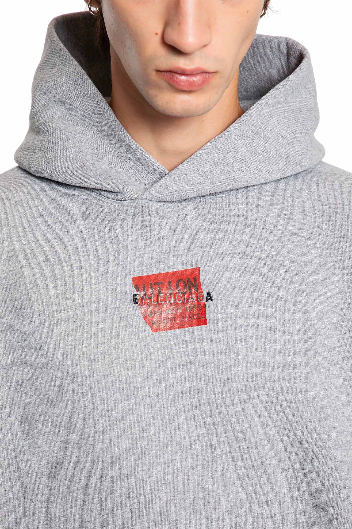 Taped Balenciaga Back Hoodie Medium Fit
