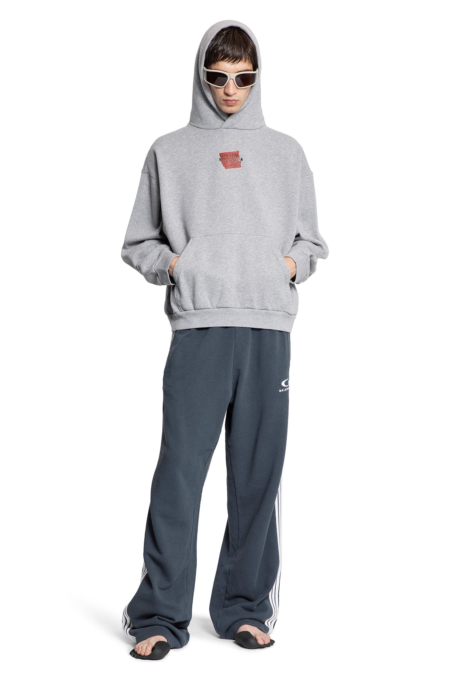 Taped Balenciaga Back Hoodie Medium Fit - Antonioli.eu
