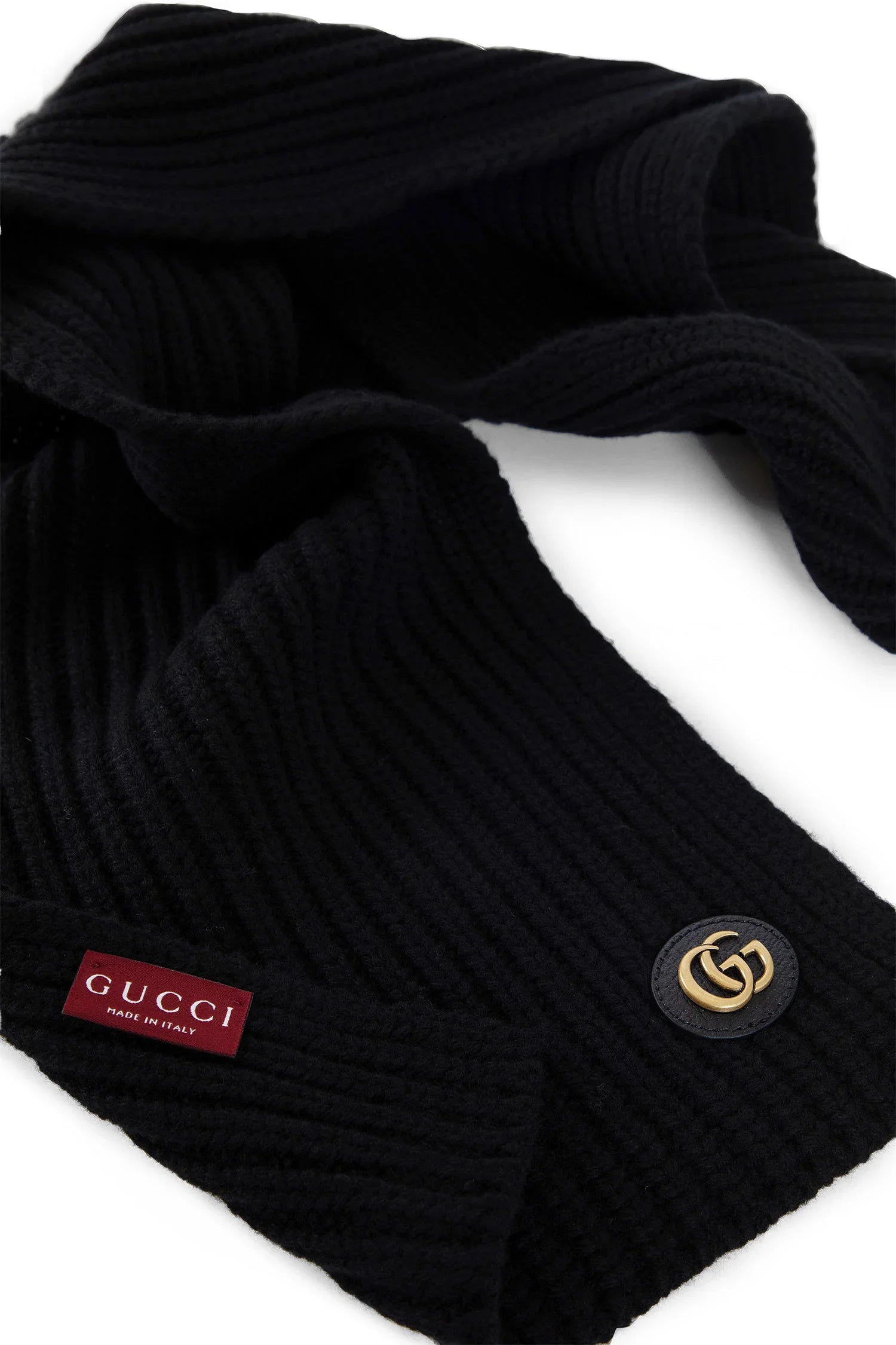 Wool Cashmere Double G Scarf - Antonioli.eu