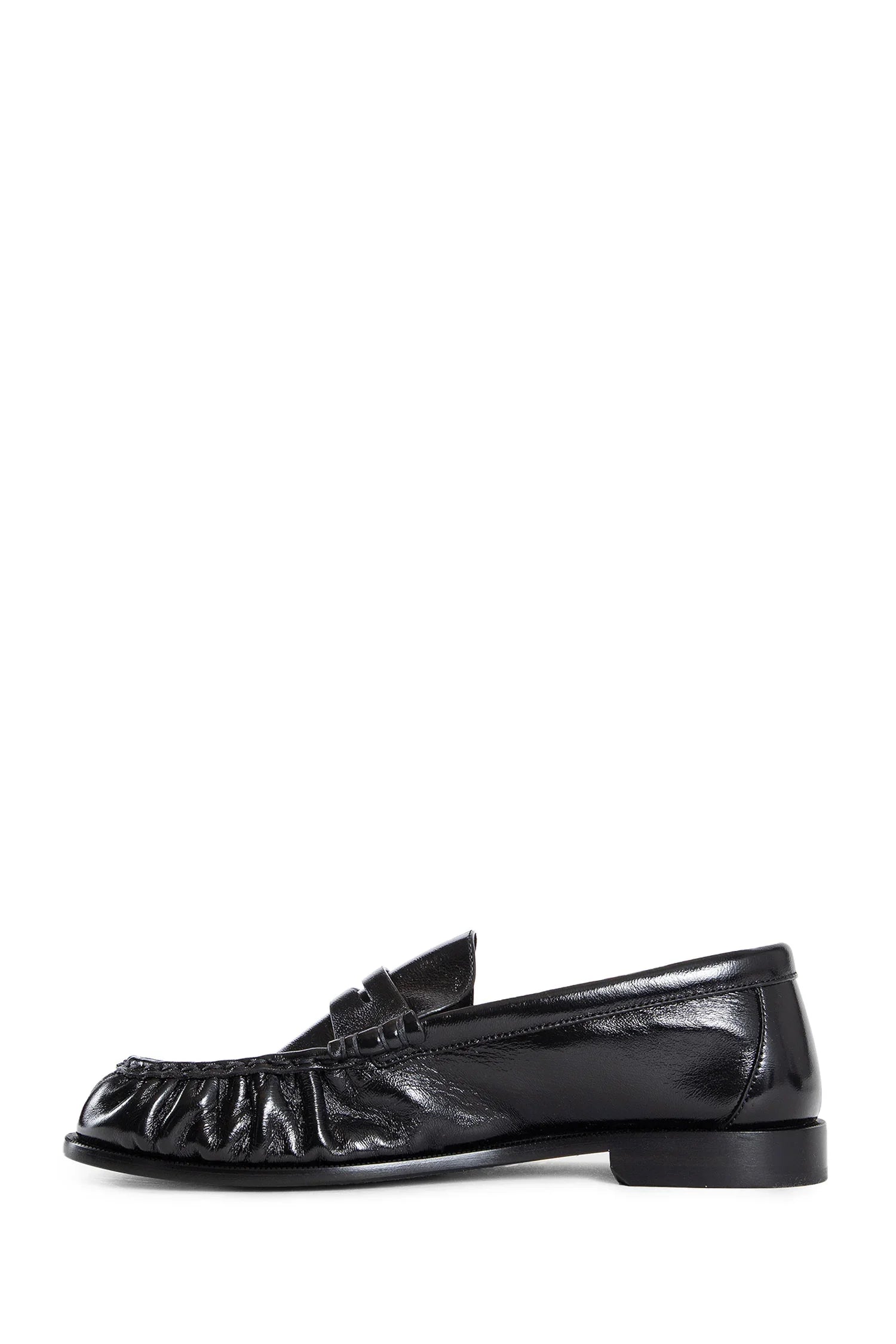 le loafer supple in shiny creased leather - Antonioli.eu