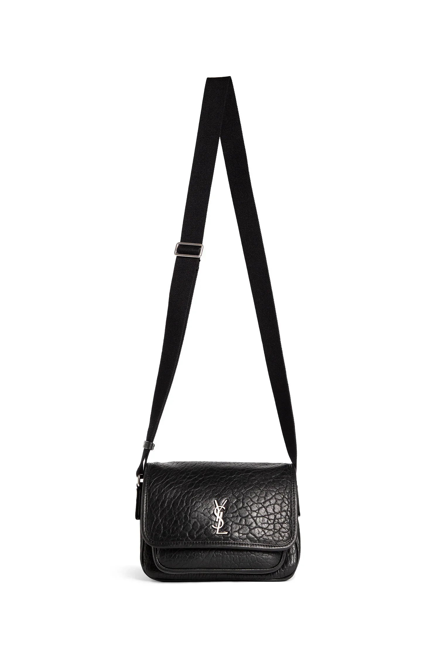 Niki Small Messenger Bag in Grained Lambskin - Antonioli.eu