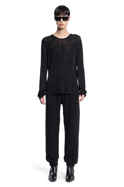 SAINT LAURENT MAN BLACK T-SHIRTS & TANK TOPS - Antonioli.eu