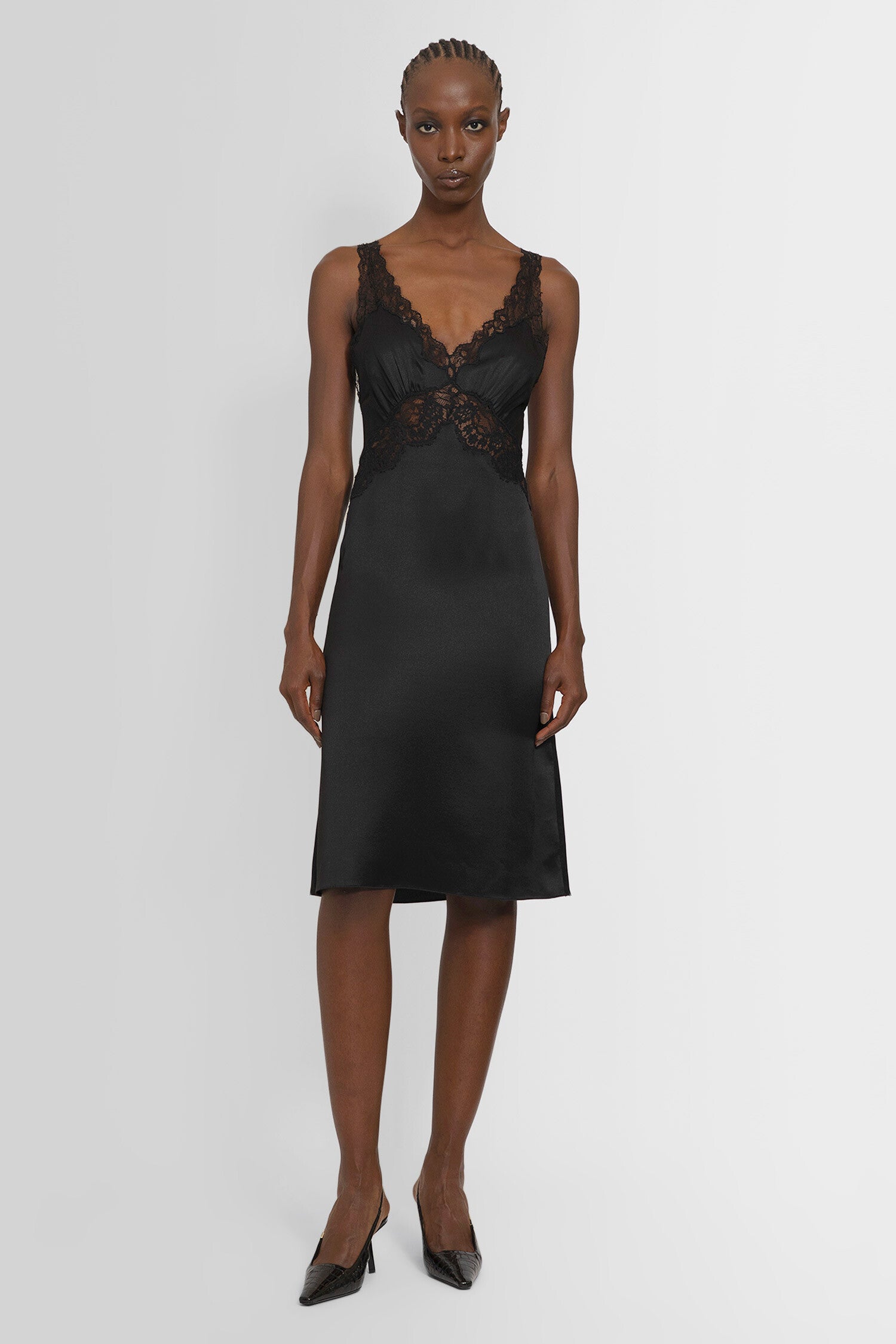 SAINT LAURENT WOMAN BLACK DRESSES SAINT LAURENT DRESSES