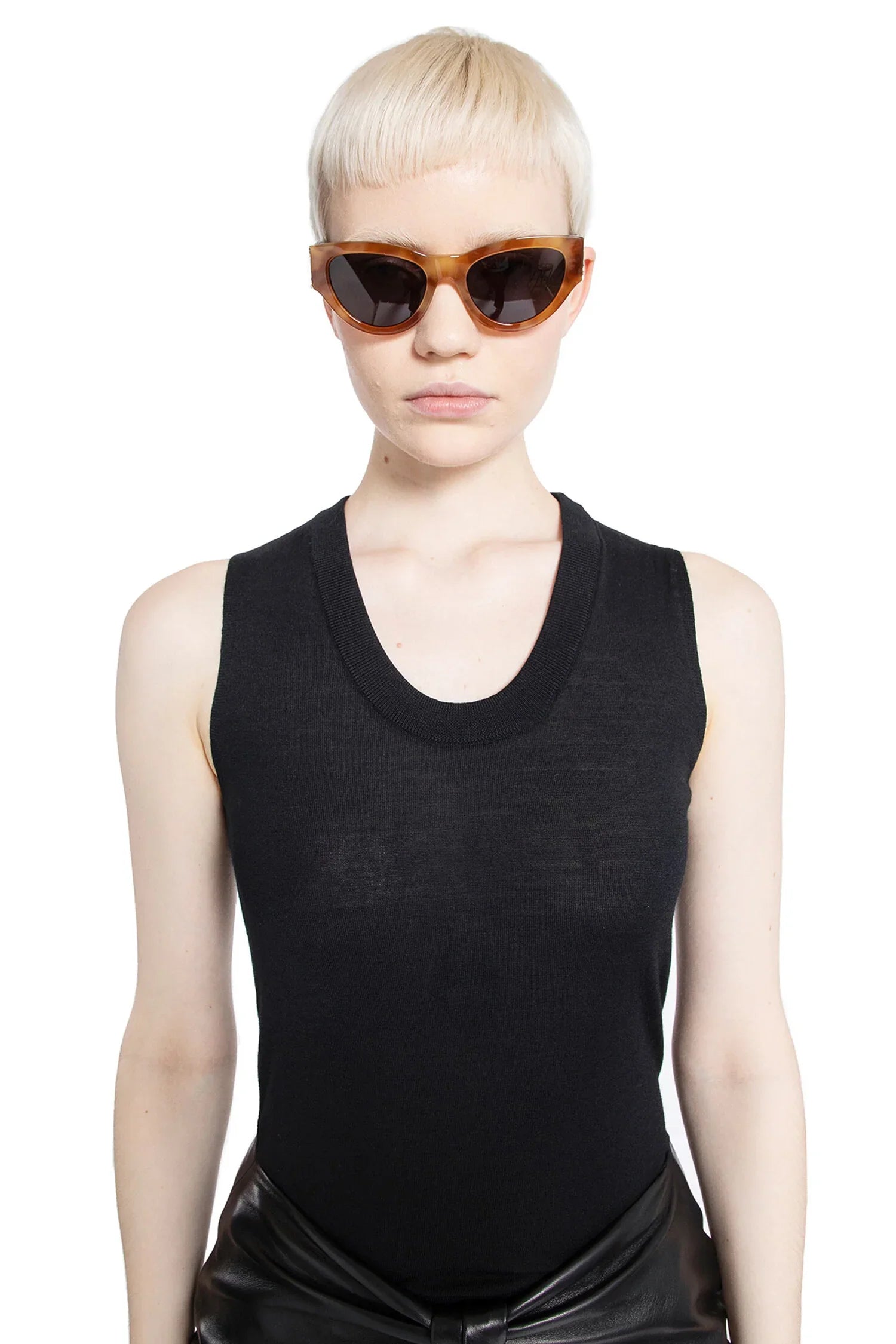 SAINT LAURENT WOMAN BROWN EYEWEAR - Antonioli.eu
