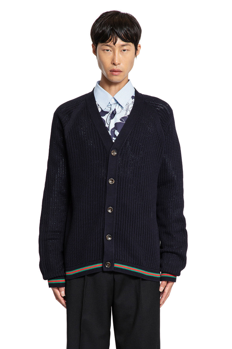 Cotton Web Cardigan - Antonioli.eu