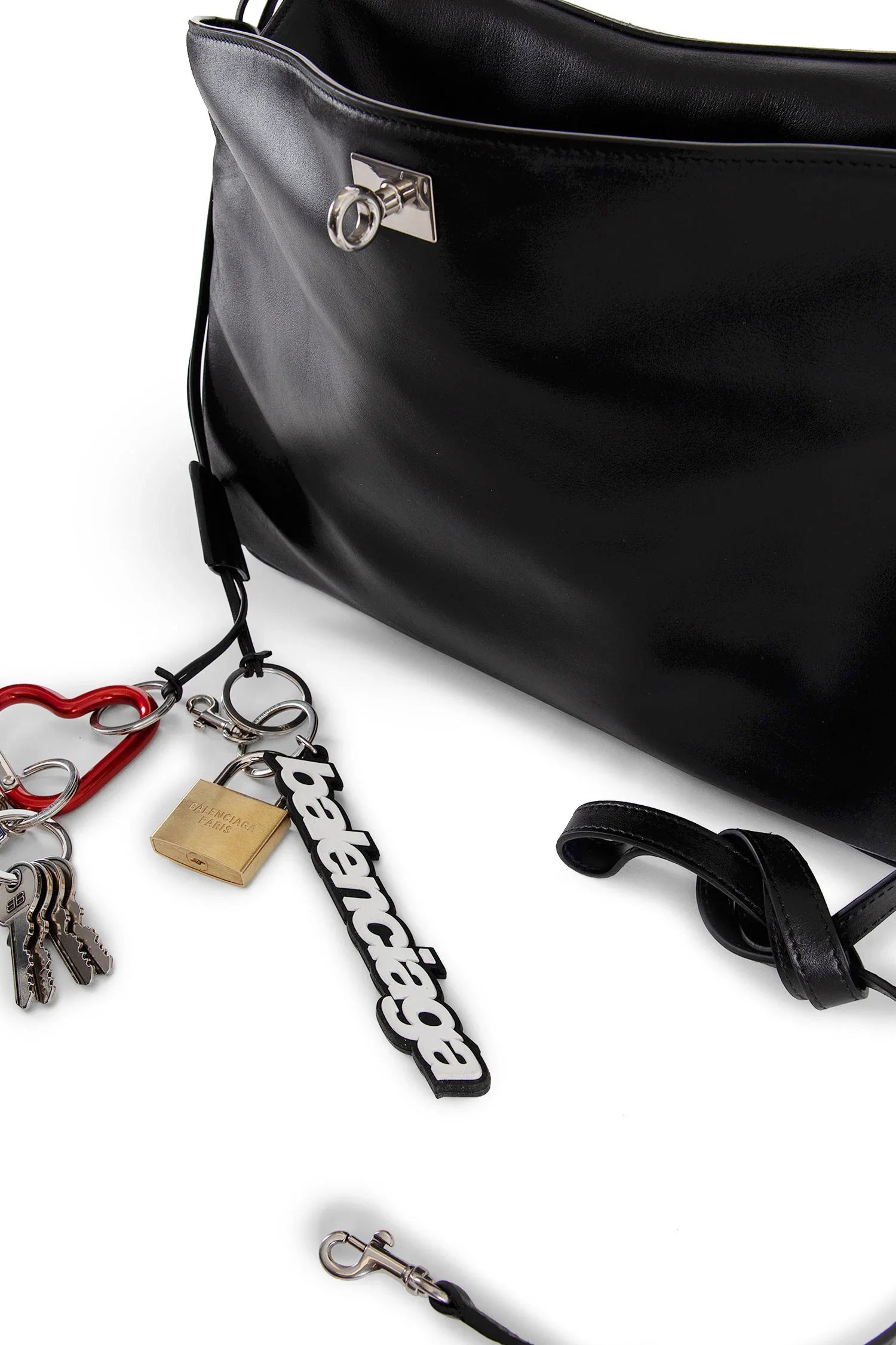 BALENCIAGA WOMAN BLACK TOP HANDLE BAGS - Antonioli.eu