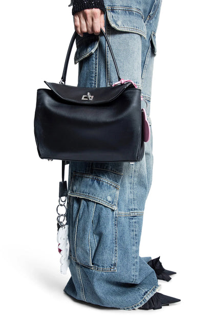 BALENCIAGA WOMAN BLACK TOP HANDLE BAGS - Antonioli.eu