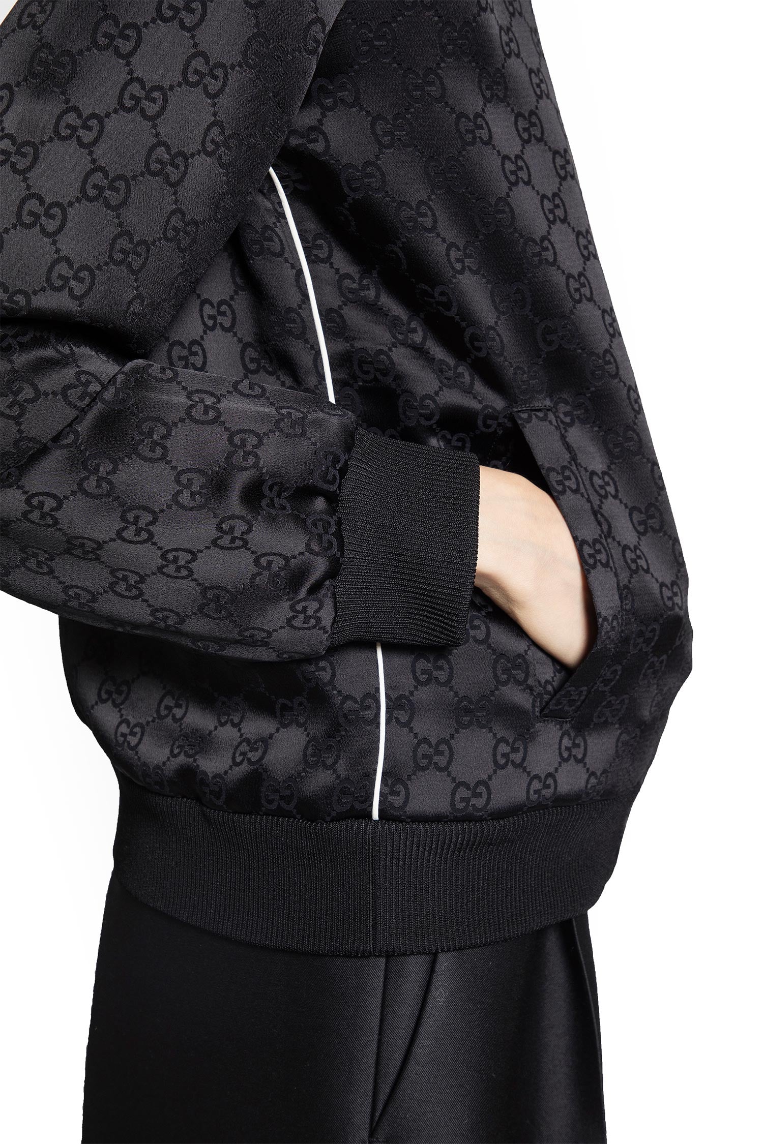 GG Satin Track Jacket