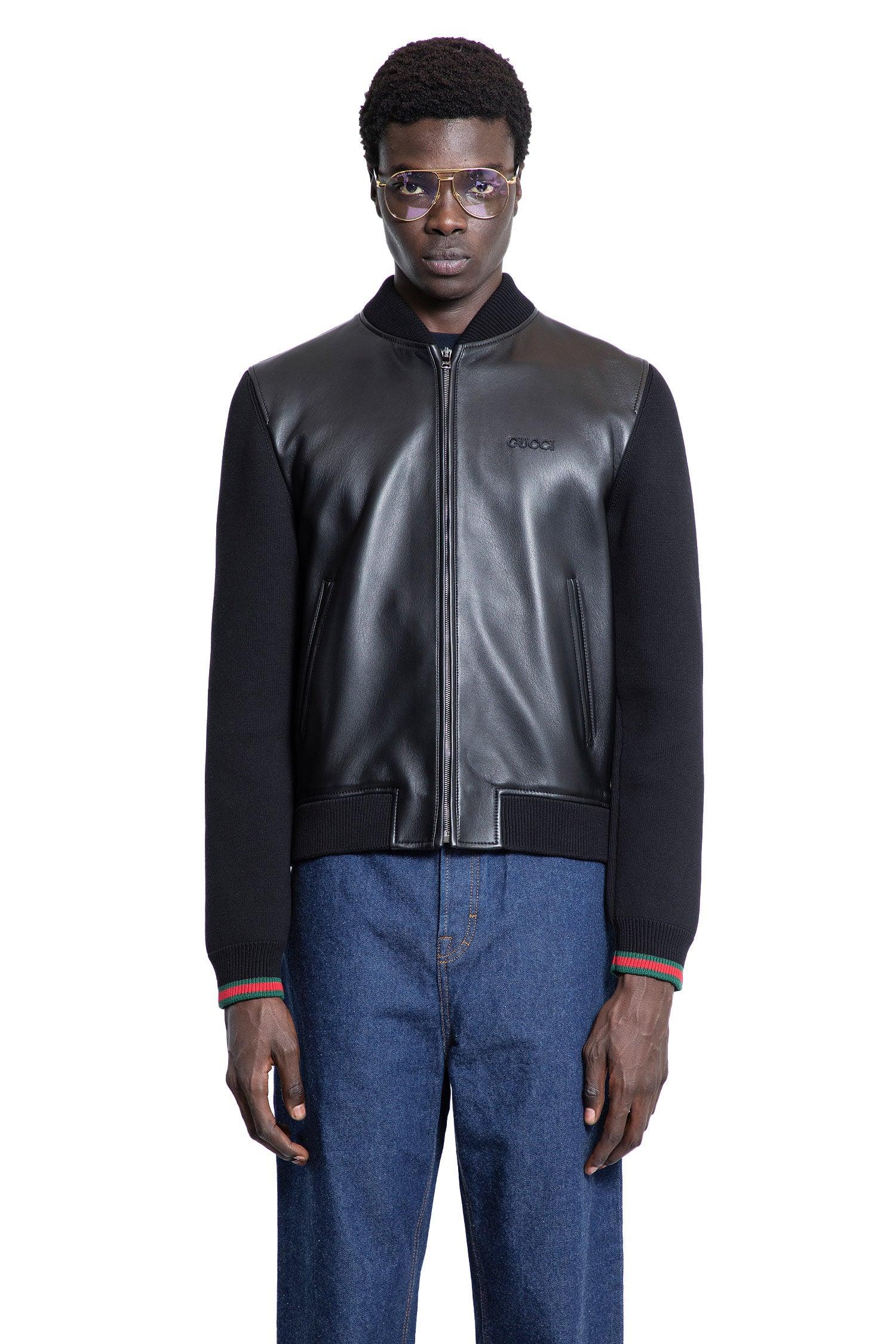 Soft Nappa Leather and Knit Bomber - Antonioli.eu