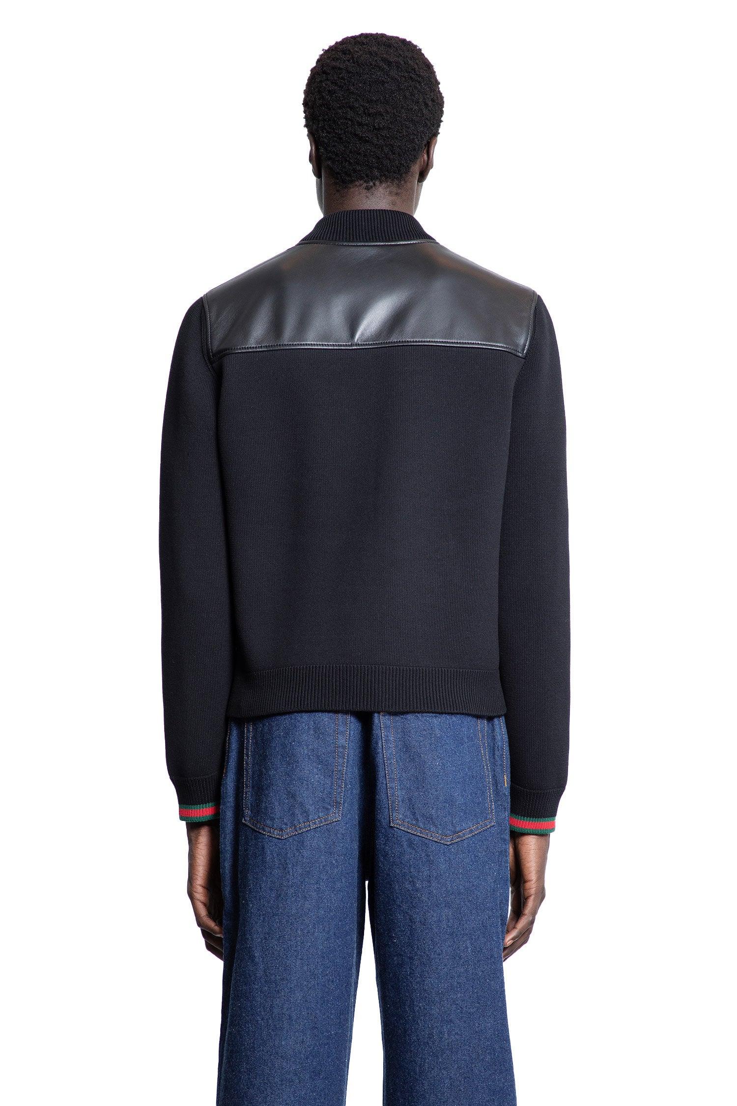 Soft Nappa Leather and Knit Bomber - Antonioli.eu