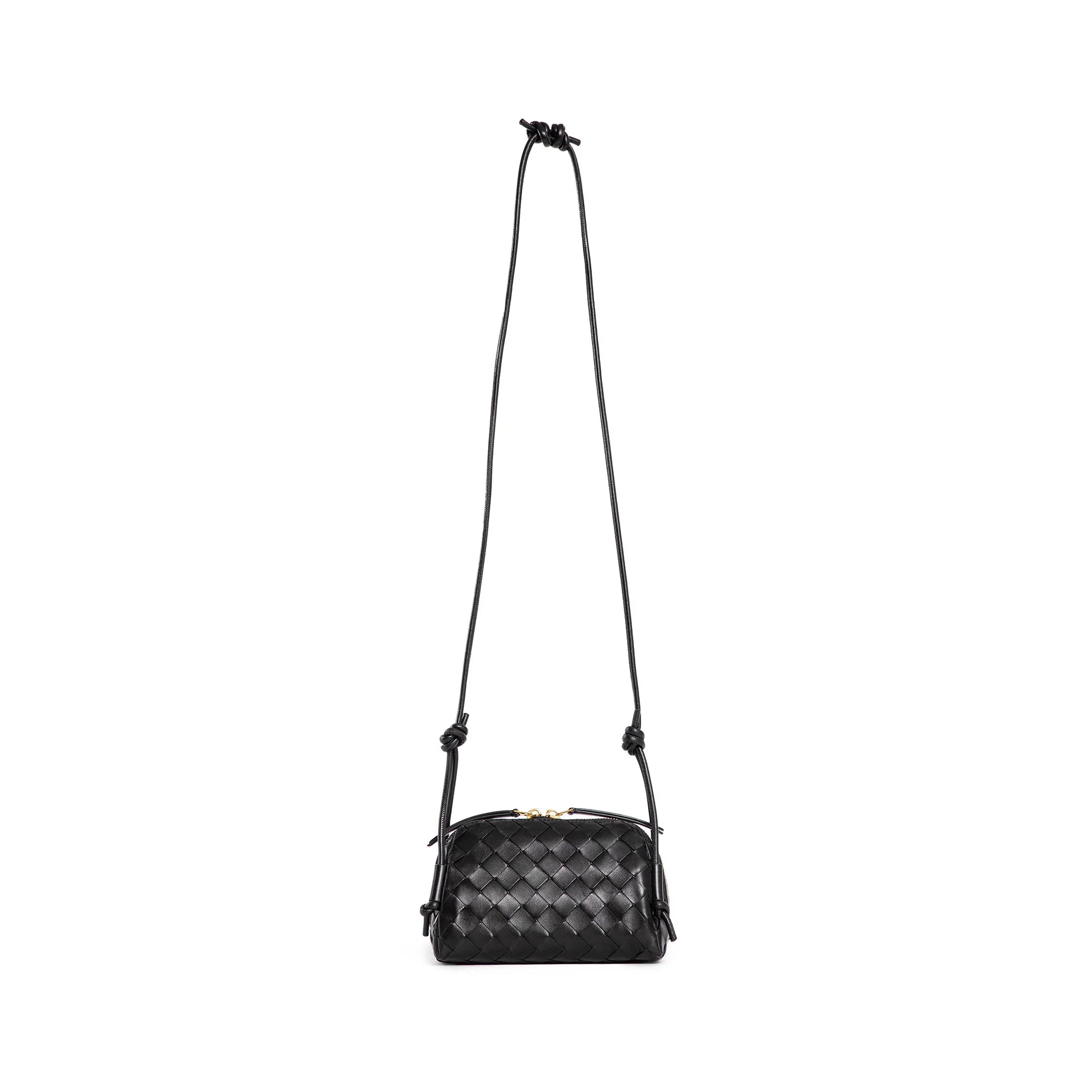 BOTTEGA VENETA WOMAN BLACK CROSSBODY BAGS - Antonioli.eu