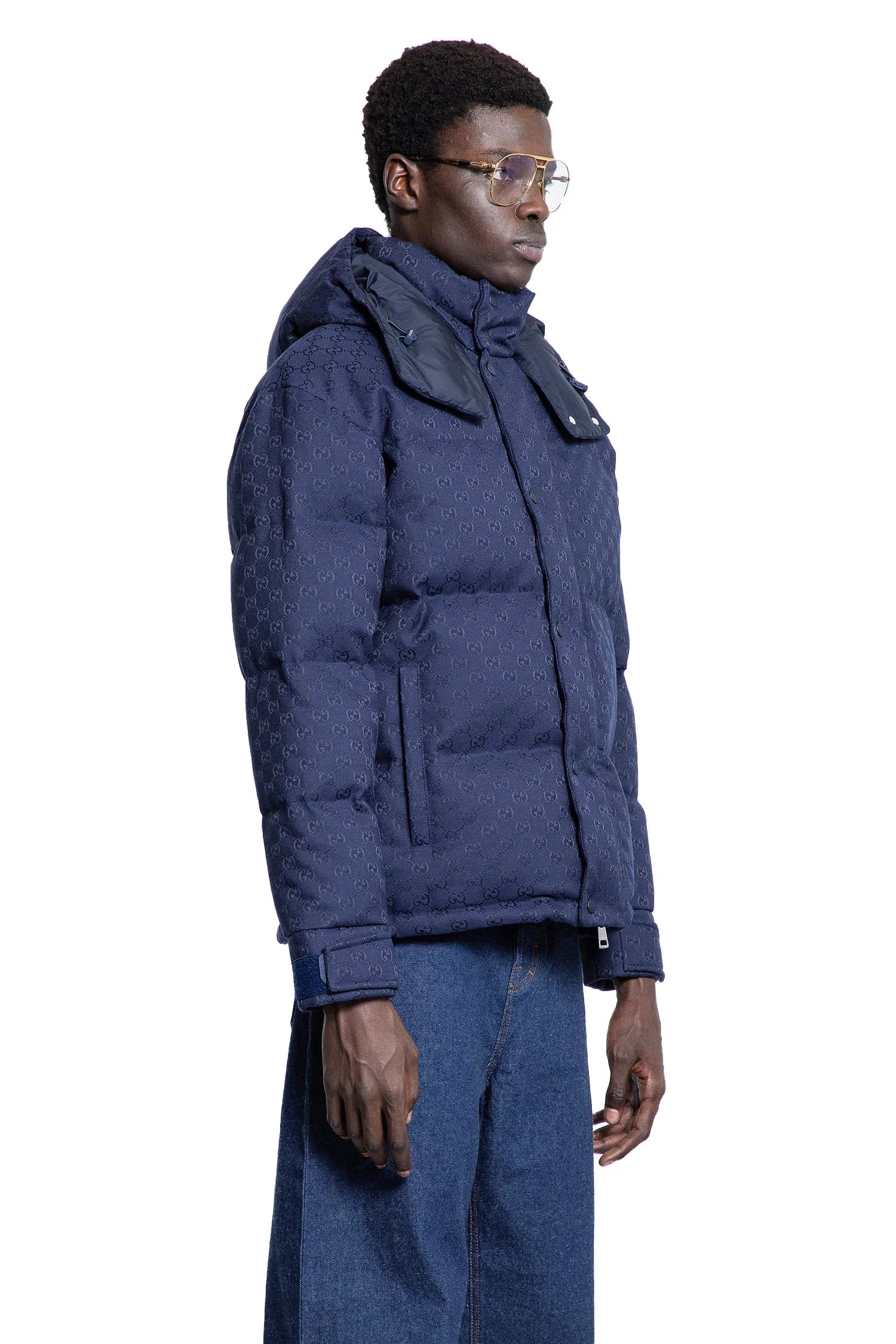 GG Canvas Down Jacket - Antonioli.eu
