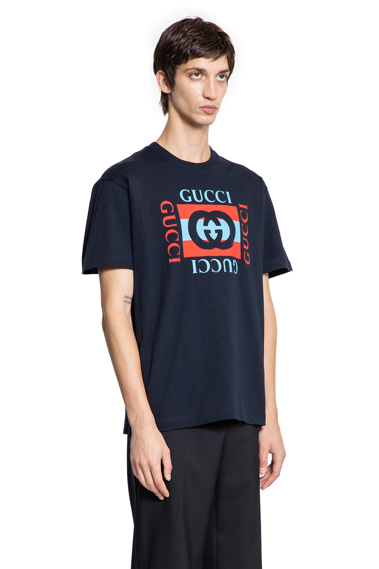 Striped Interlocking G T-Shirt