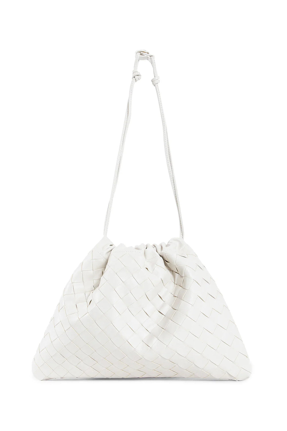 BOTTEGA VENETA WOMAN WHITE SHOULDER BAGS - Antonioli.eu