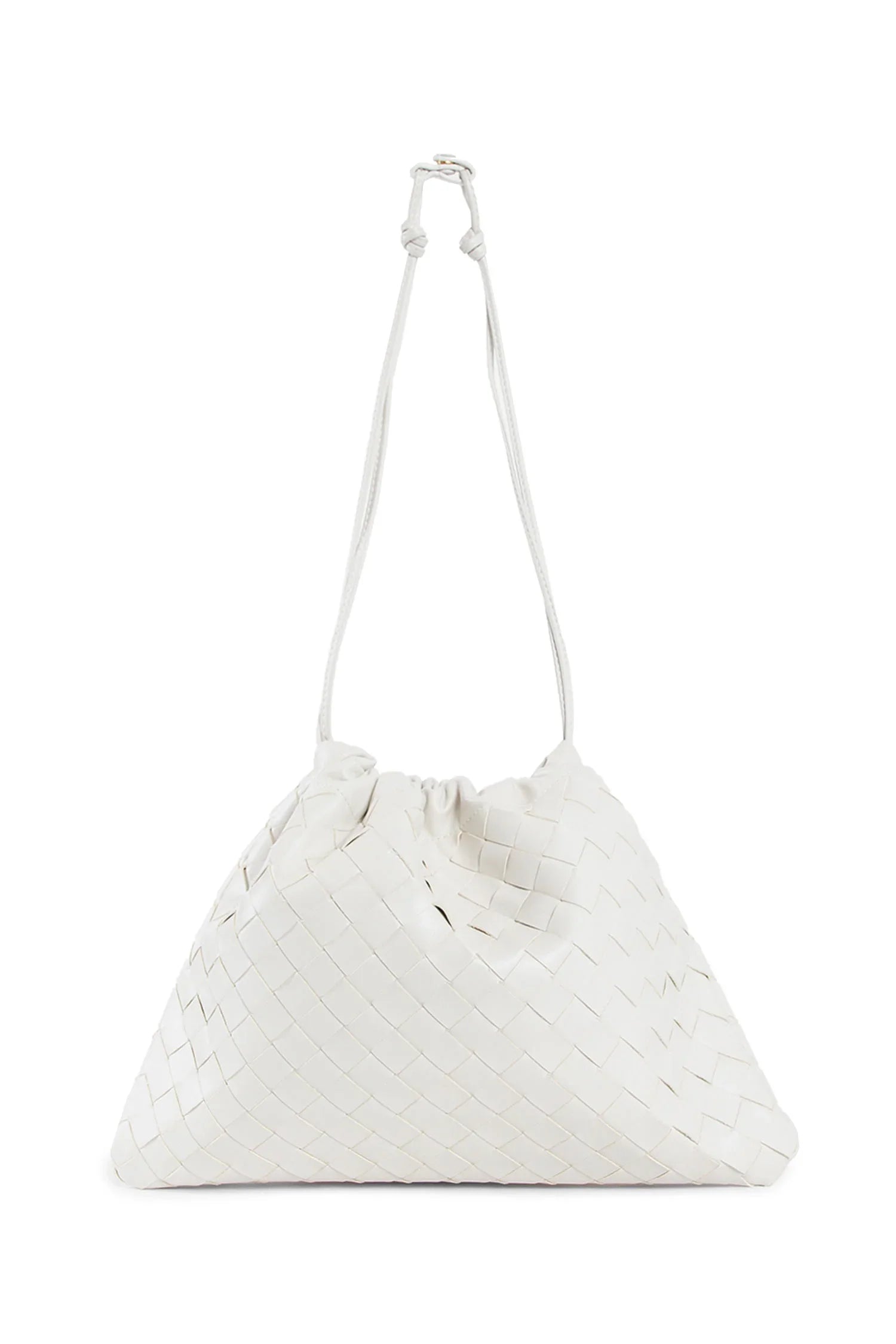 BOTTEGA VENETA WOMAN WHITE SHOULDER BAGS - Antonioli.eu