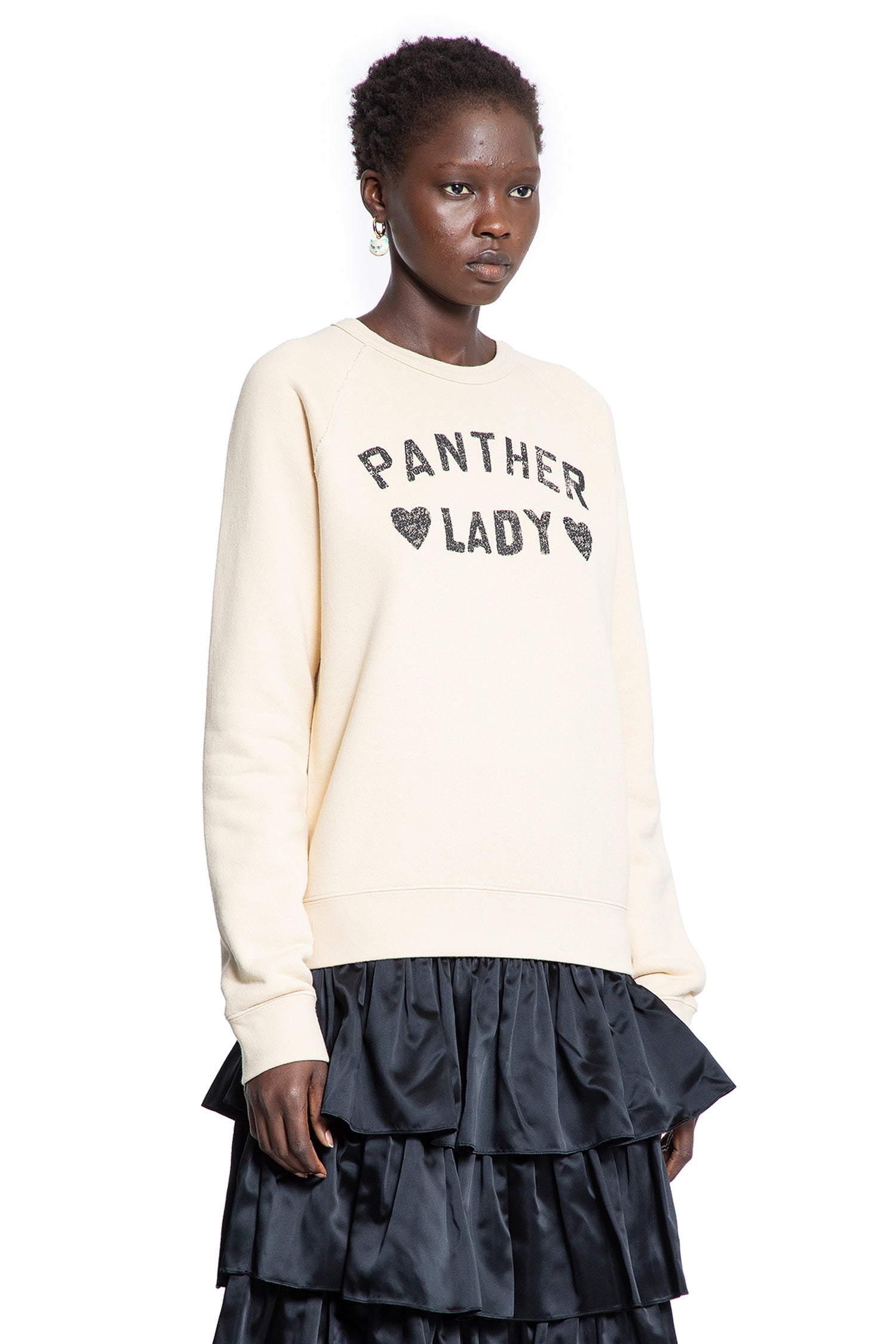 Panther Lady Cotton Sweatshirt - Antonioli.eu