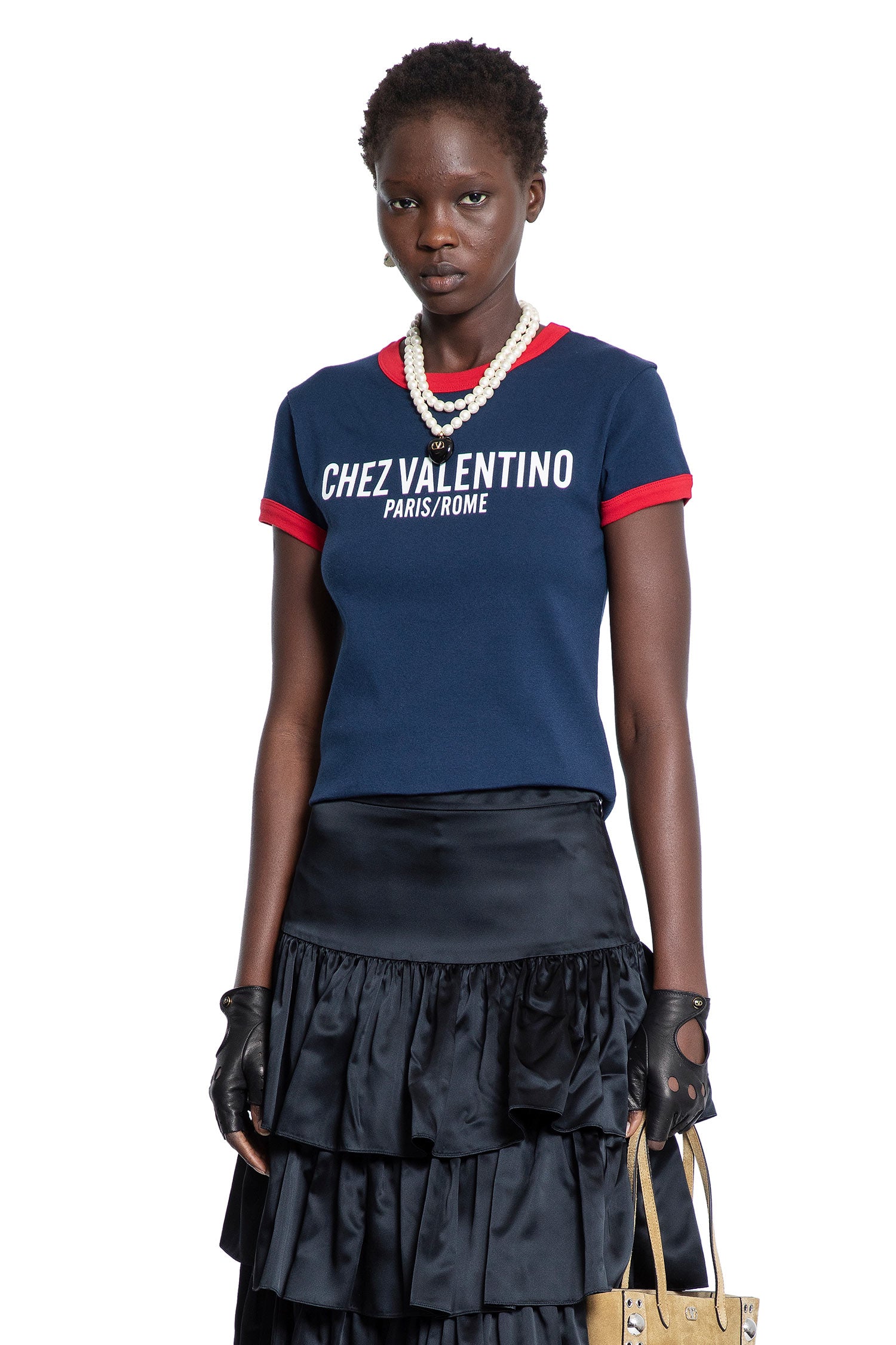 Chez Valentino Cotton Jersey T-Shirt - Antonioli.eu