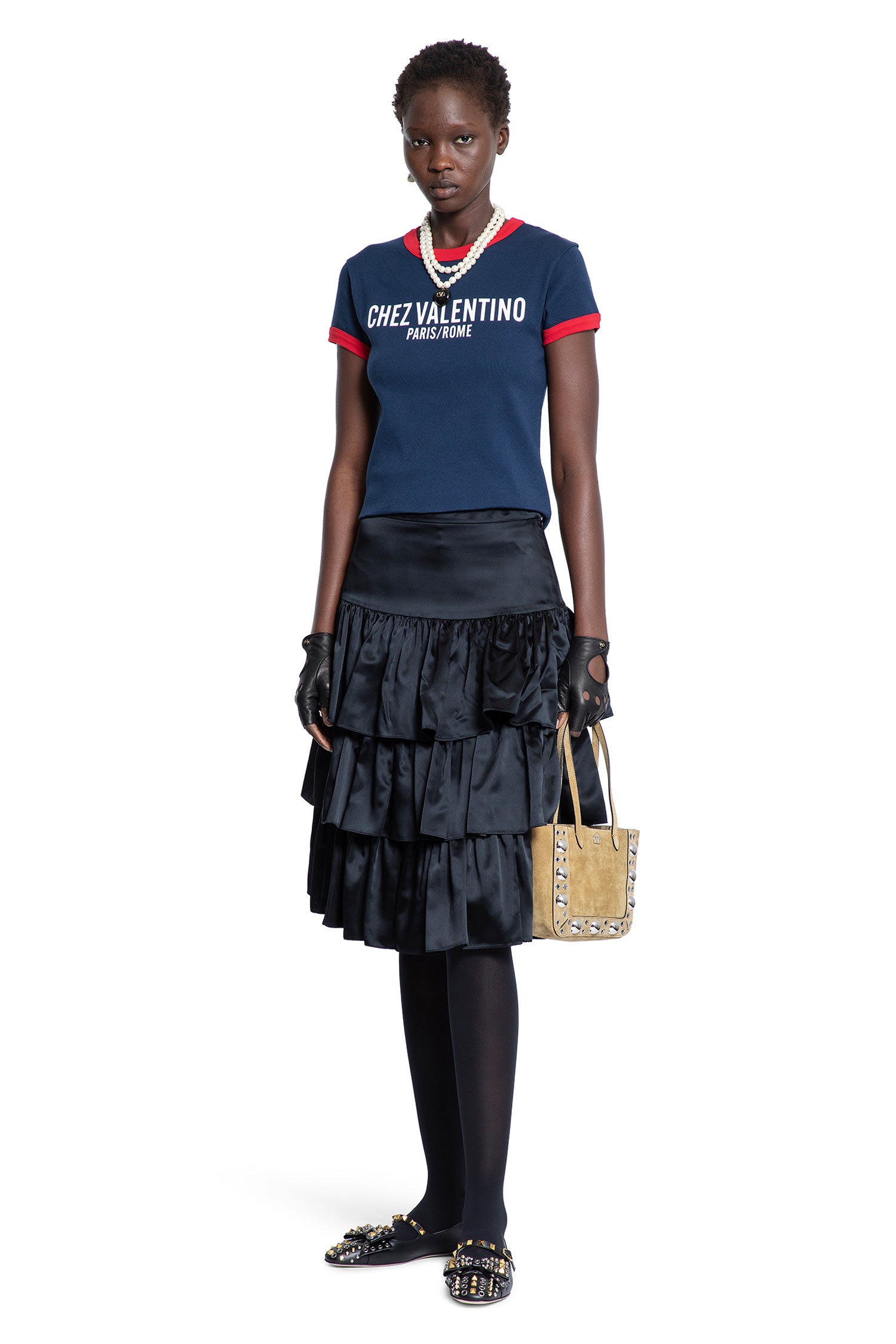 Chez Valentino Cotton Jersey T-Shirt - Antonioli.eu