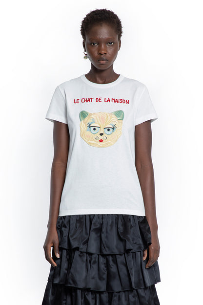 Le Chat De La Maison Cotton T-Shirt - Antonioli.eu