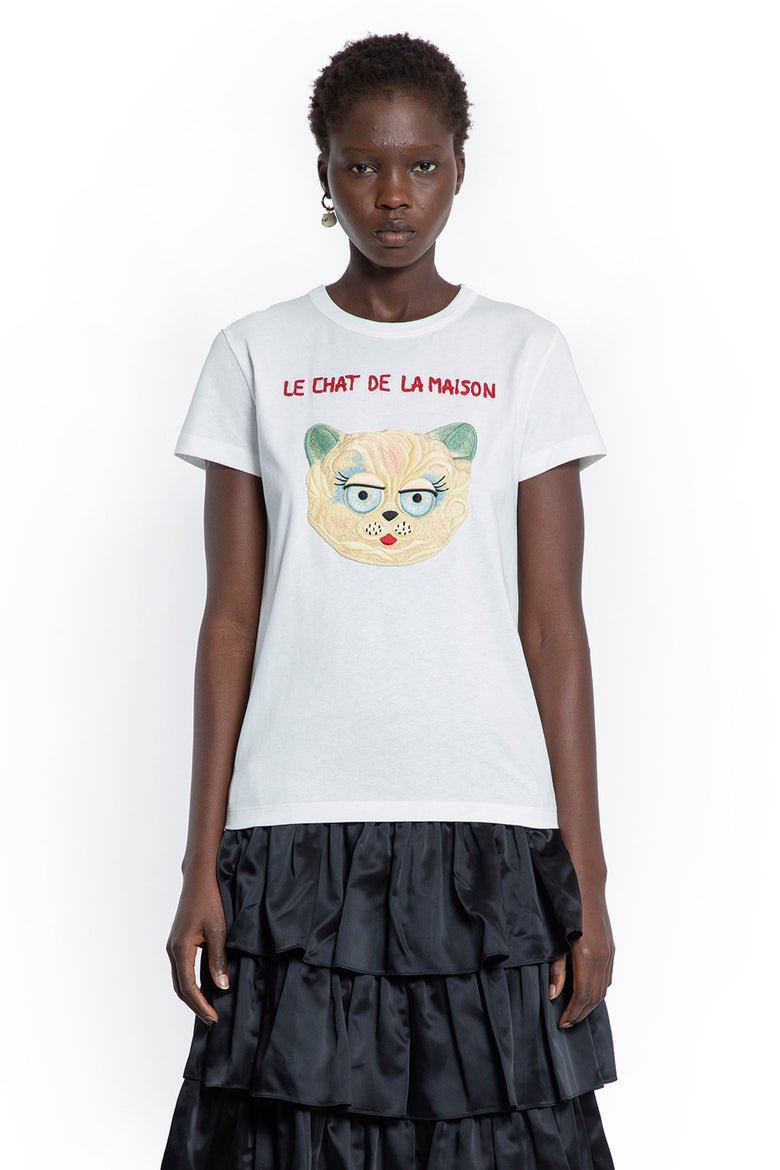 Le Chat De La Maison Cotton T-Shirt - Antonioli.eu