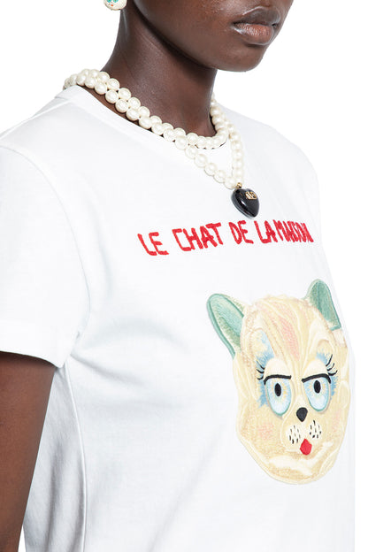 Le Chat De La Maison Cotton T-Shirt - Antonioli.eu