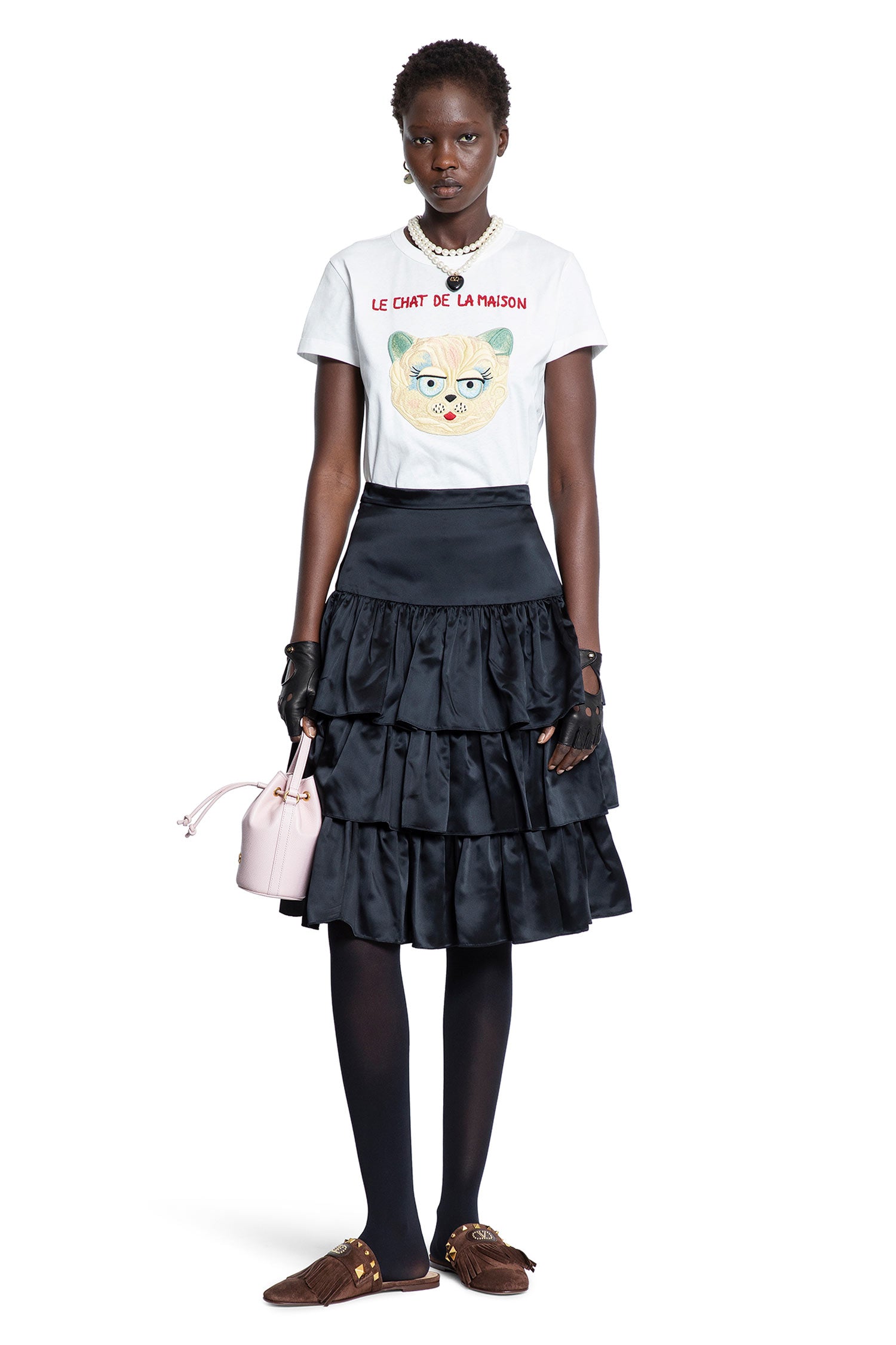 Le Chat De La Maison Cotton T-Shirt - Antonioli.eu