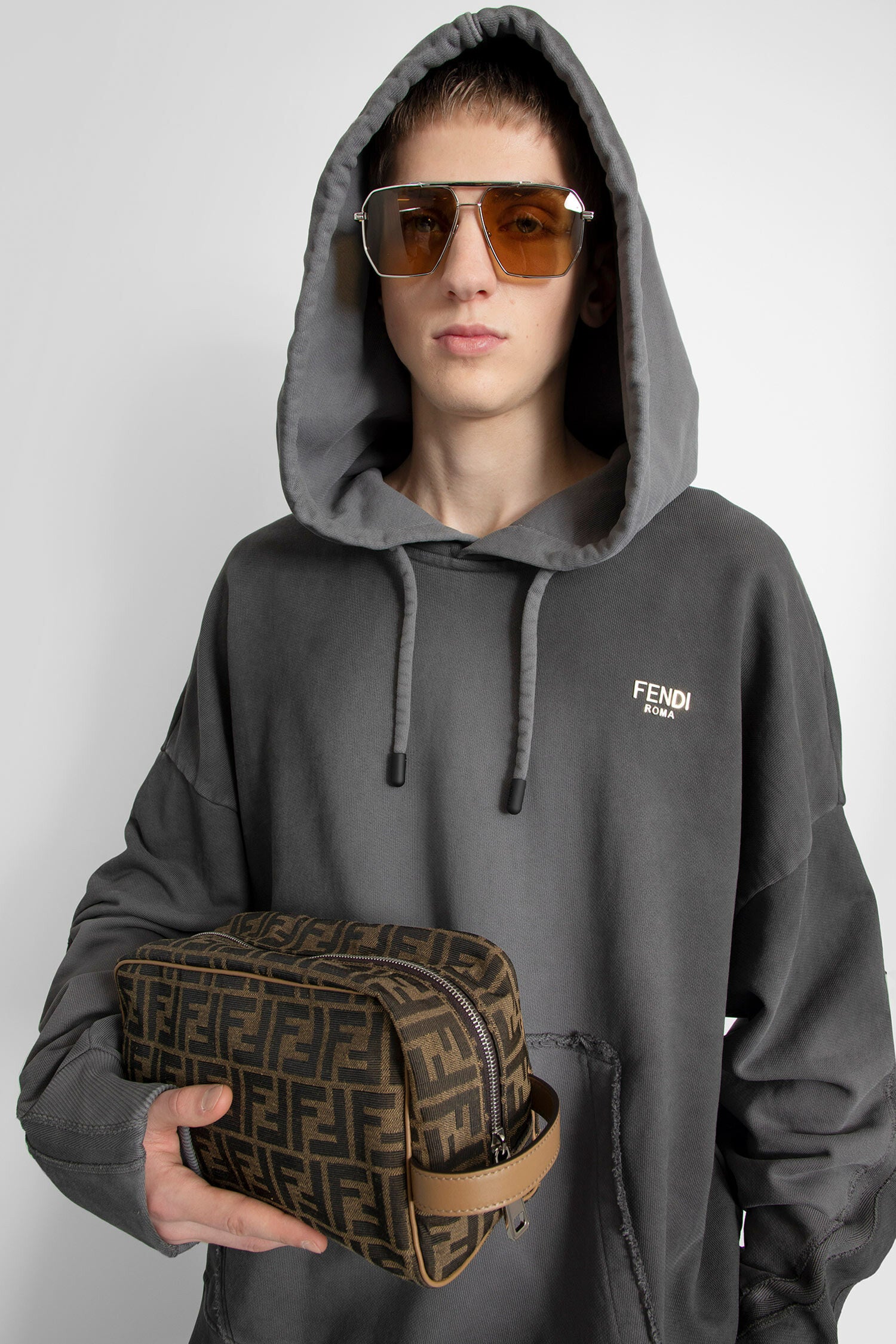Ff Fabric Toiletry Case - Antonioli.eu