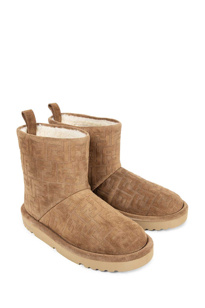 FF Suede Ankle Boots