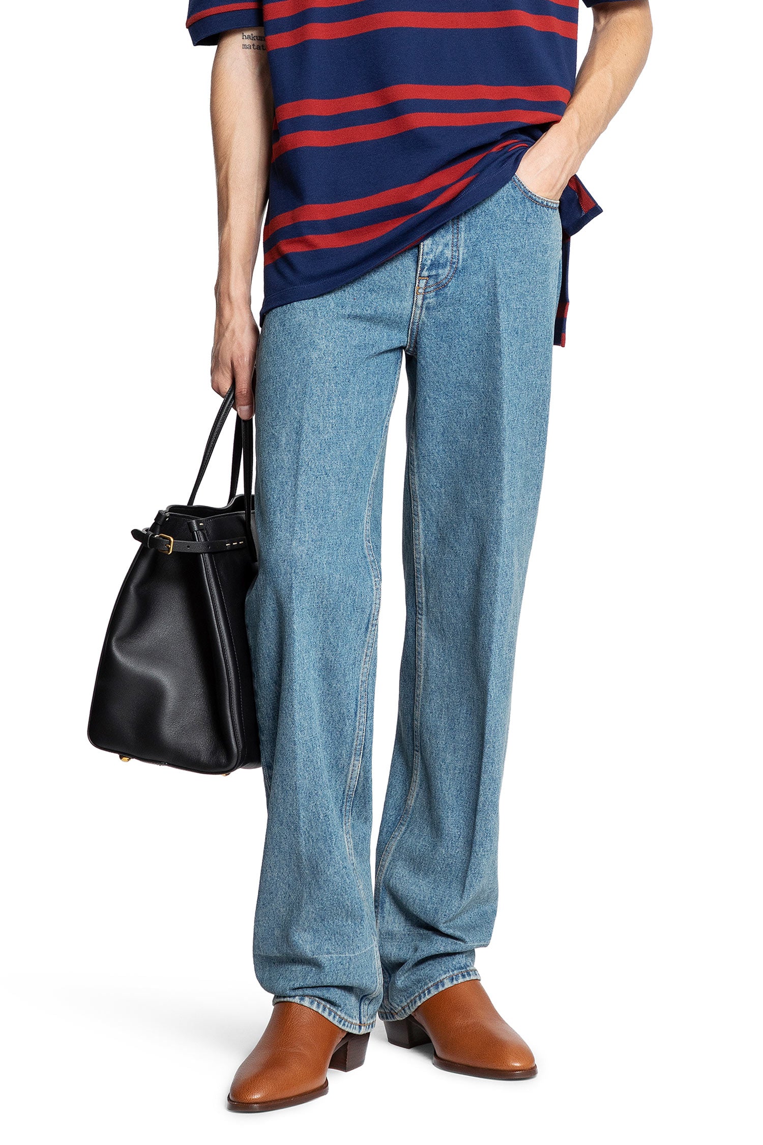 Washed 5 Pocket Jeans - Antonioli.eu