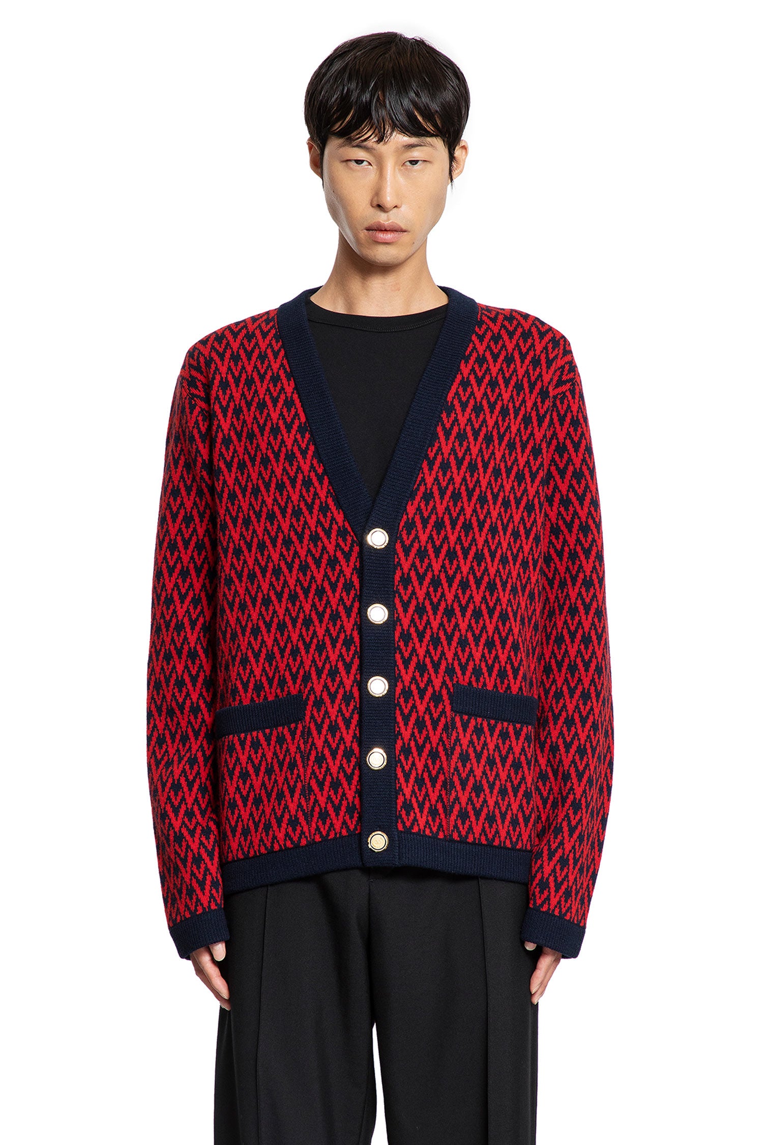 Toute La V Wool cardigan - Antonioli.eu