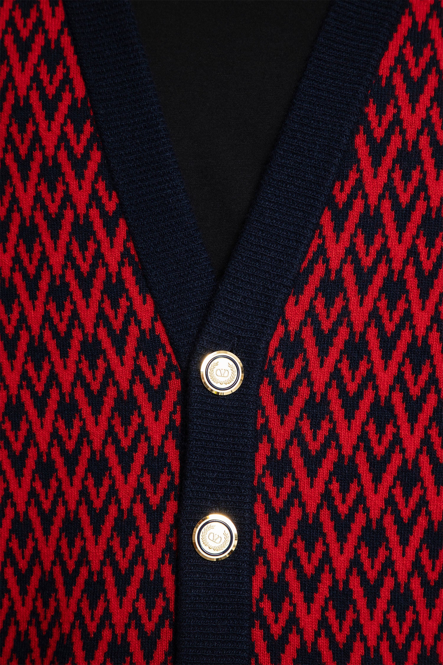 Toute La V Wool cardigan - Antonioli.eu
