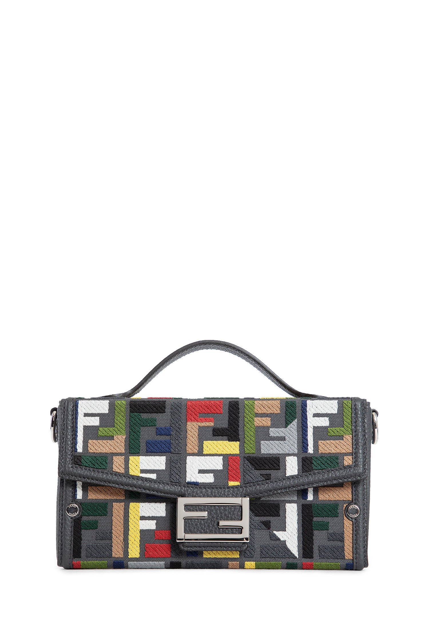 FF Canvas Baguette Bag