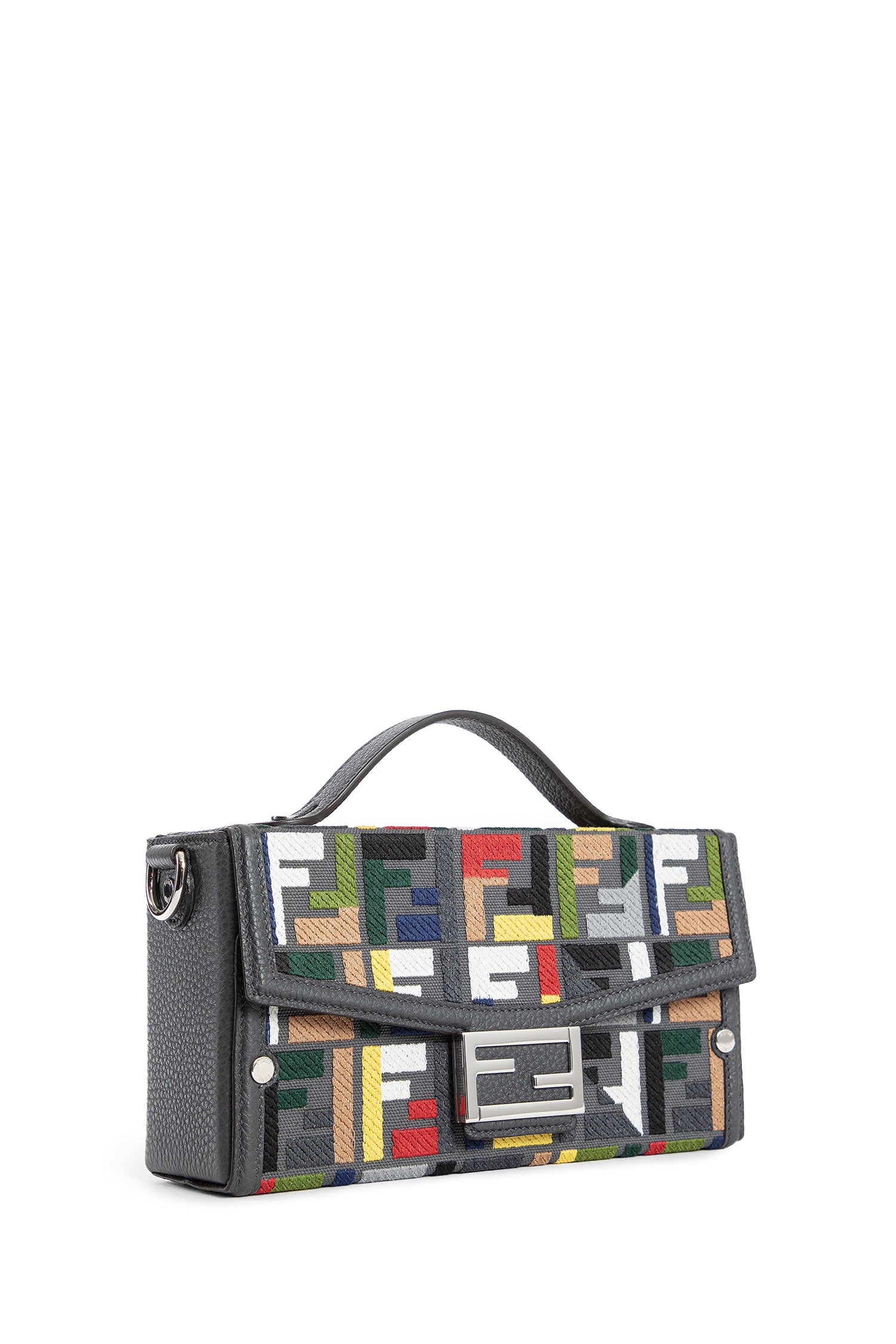 FF Canvas Baguette Bag