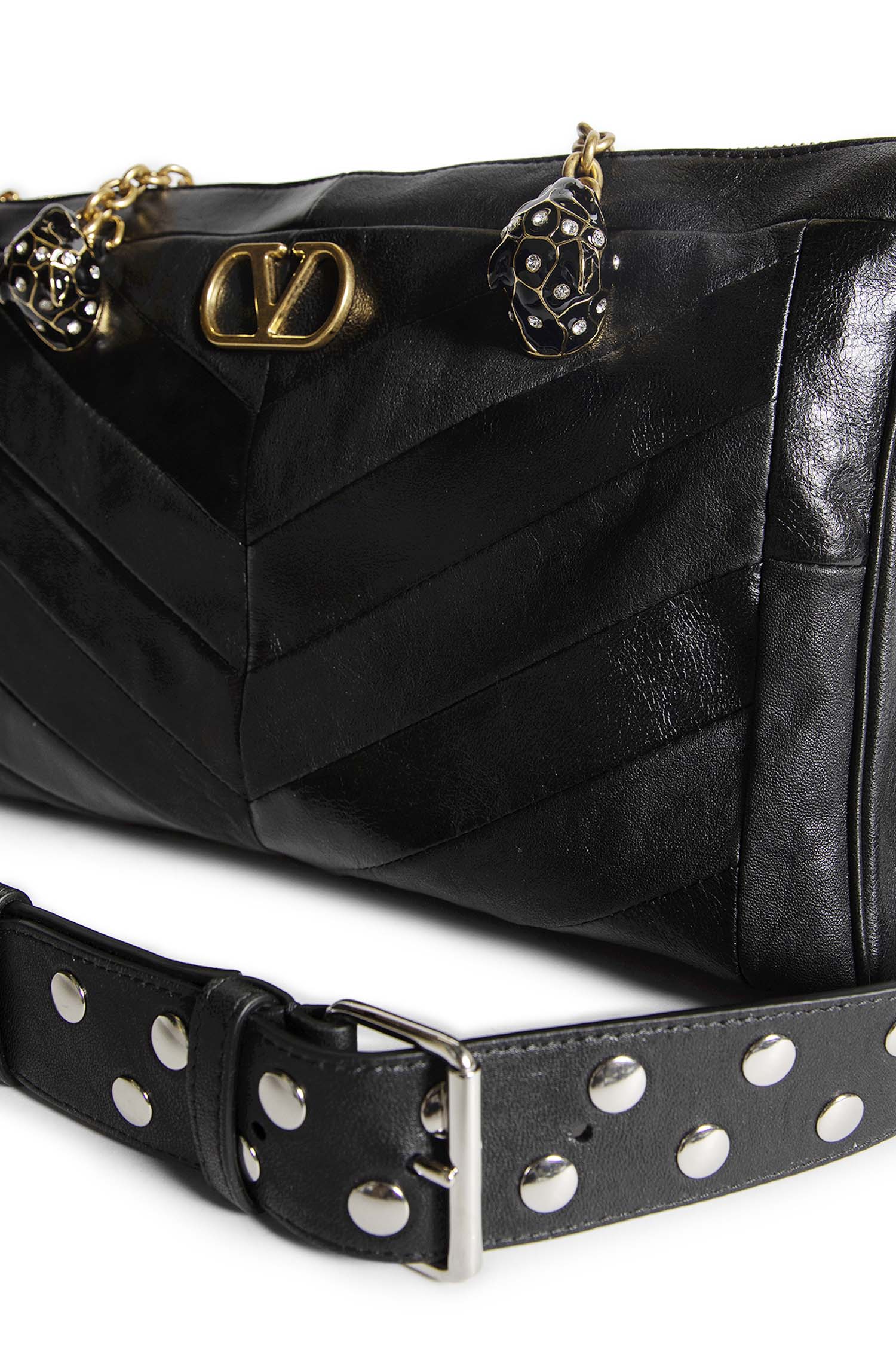 VALENTINO WOMAN BLACK TOP HANDLE BAGS