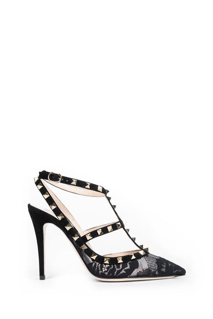 Rockstud Lace Pumps