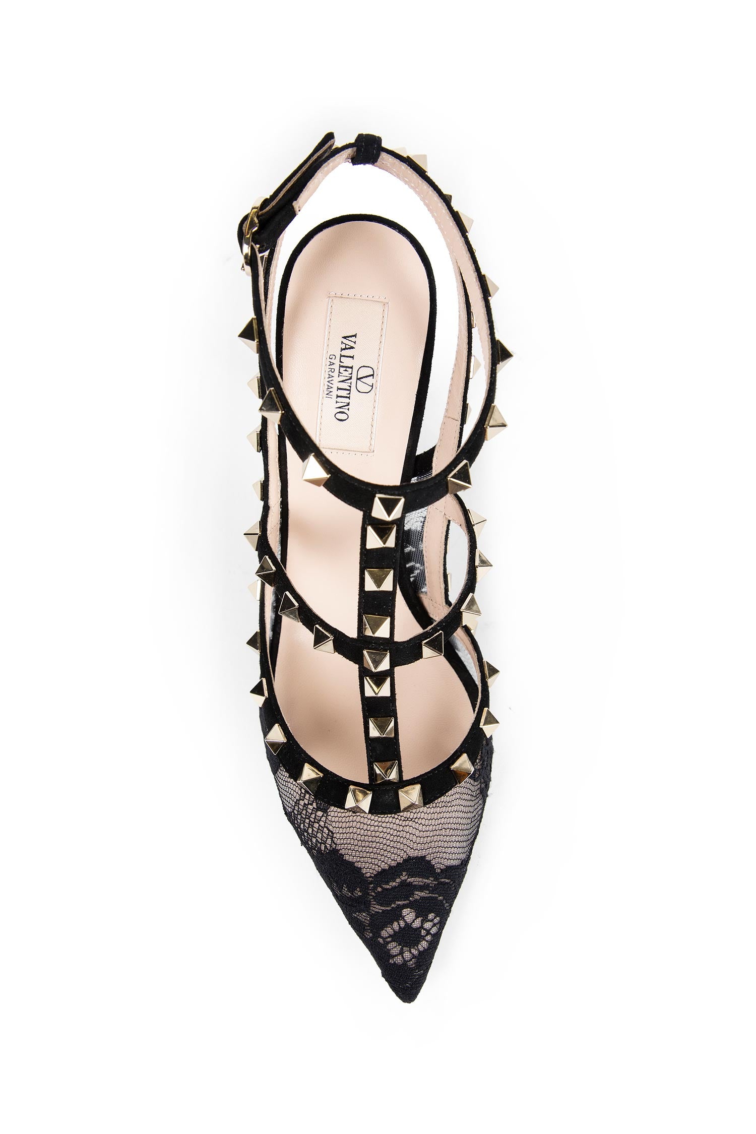 Rockstud Lace Pumps