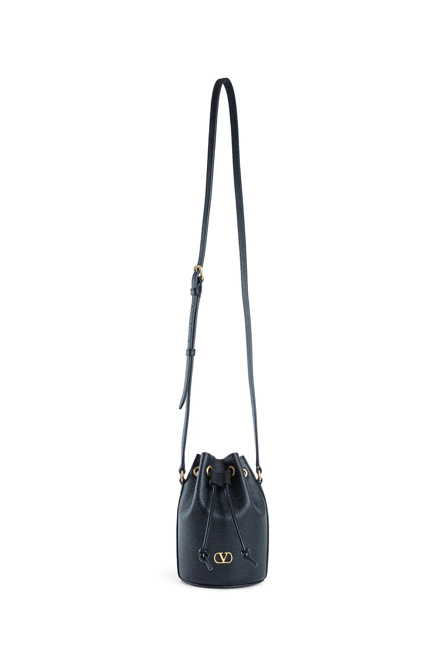 Mini Signature Drawstring Bucket Bag - Antonioli.eu
