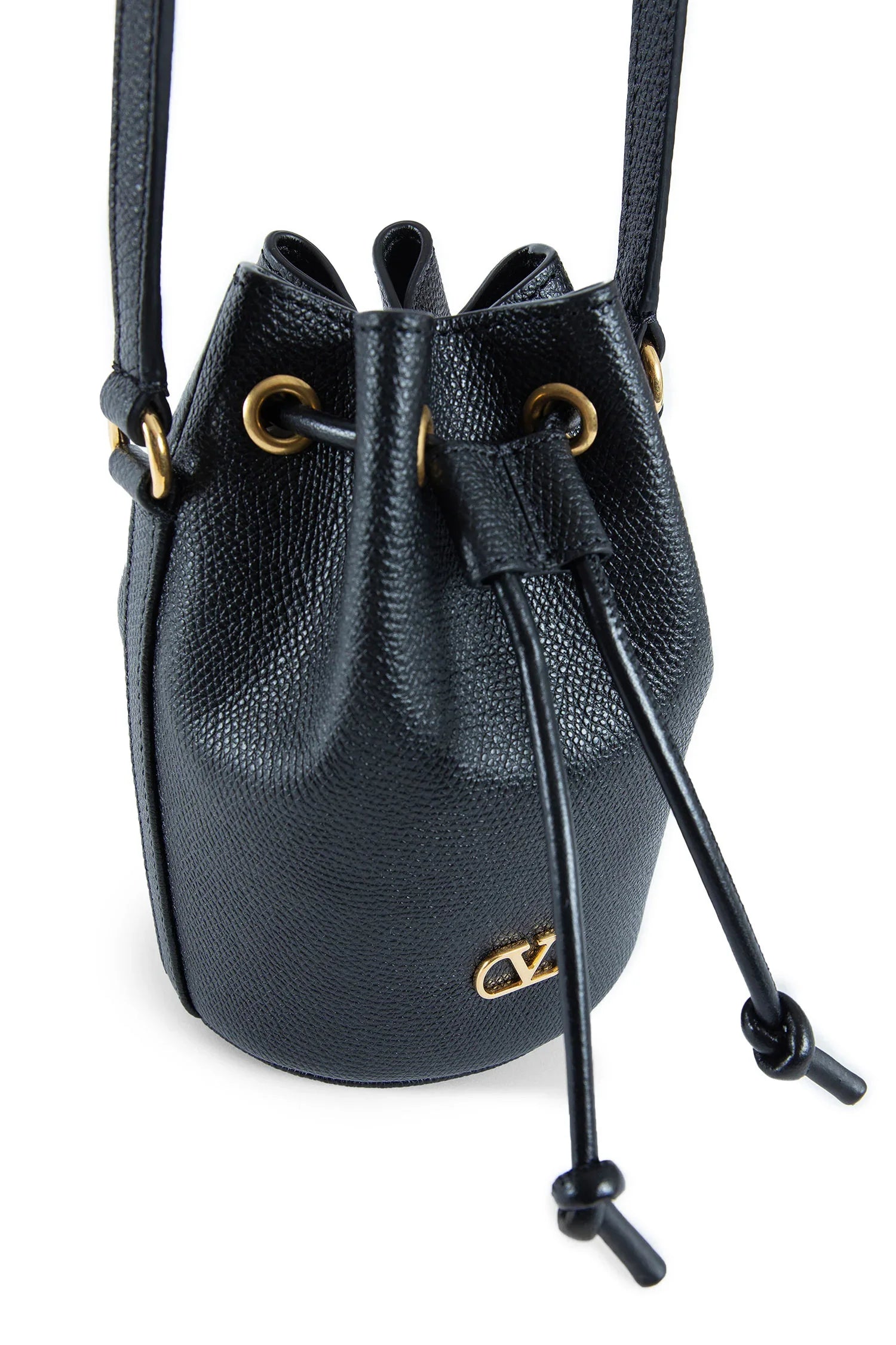Mini Signature Drawstring Bucket Bag - Antonioli.eu