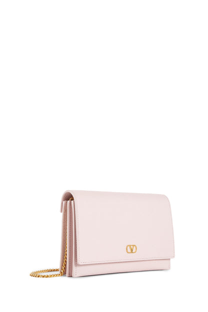 VLogo Grainy Leather Wallet with Chain - Antonioli.eu