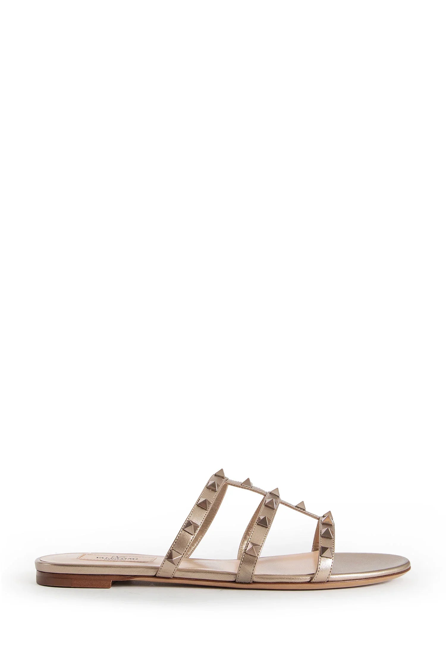 Rockstud Flat Slide Sandals - Antonioli.eu