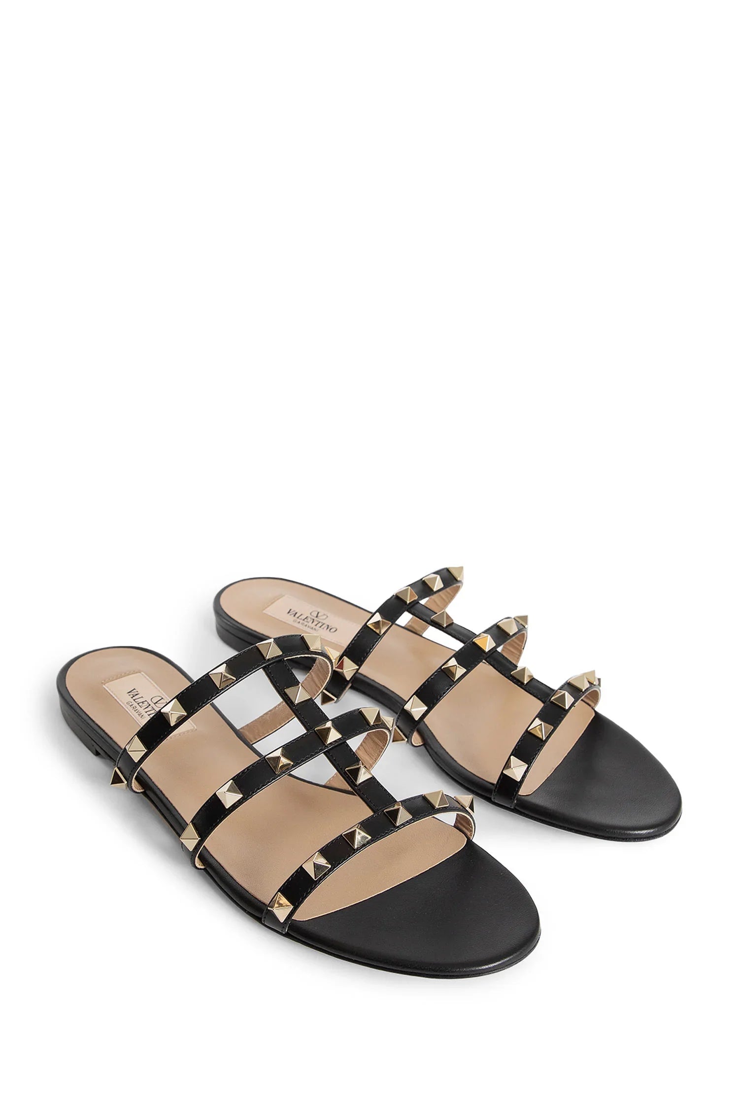 VALENTINO WOMAN BLACK SANDALS & SLIDES - Antonioli.eu