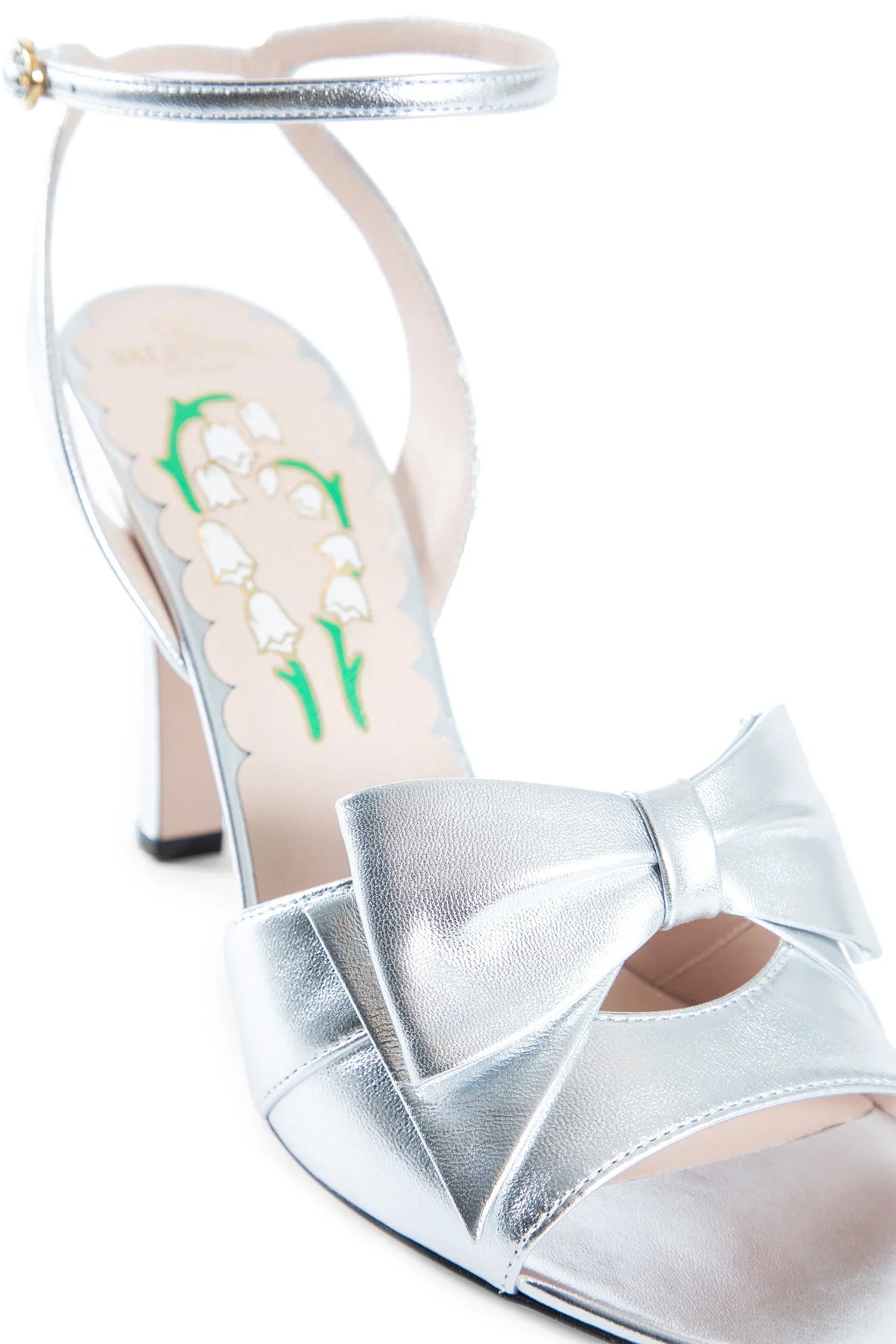 VALENTINO WOMAN SILVER SANDALS & SLIDES - Antonioli.eu