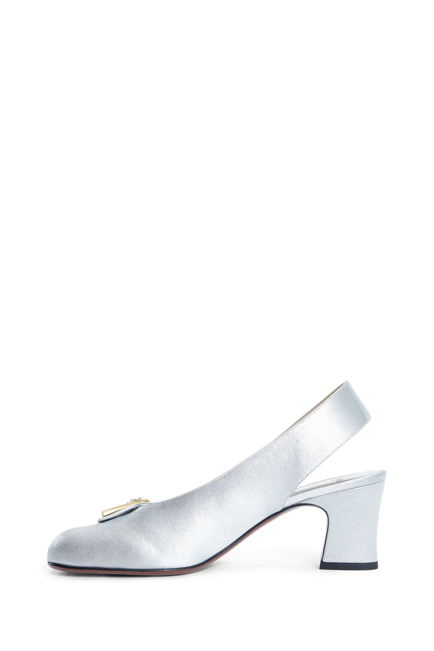 Adamntine slingback pumps in glitter fabric - Antonioli.eu