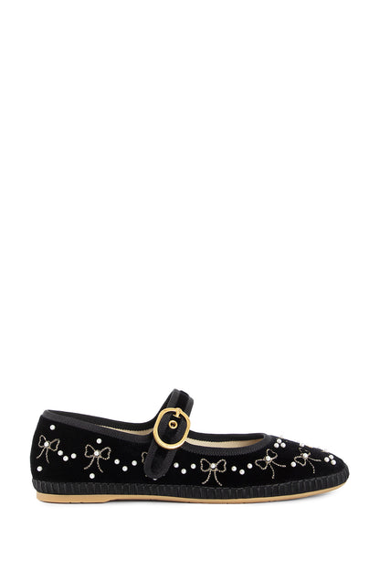 Mary-Jane Endouce Velvet Ballerinas - Antonioli.eu