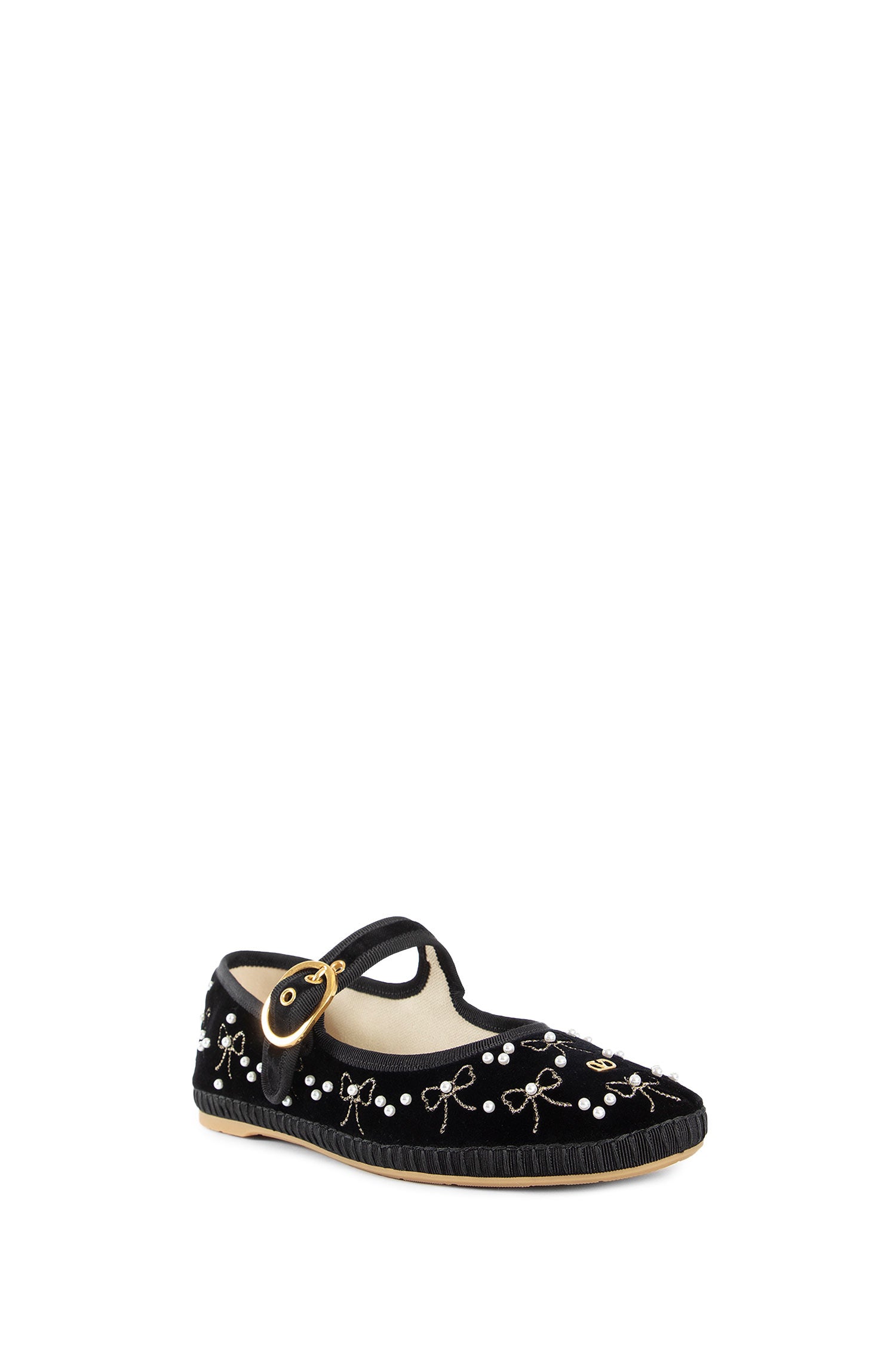 Mary-Jane Endouce Velvet Ballerinas - Antonioli.eu