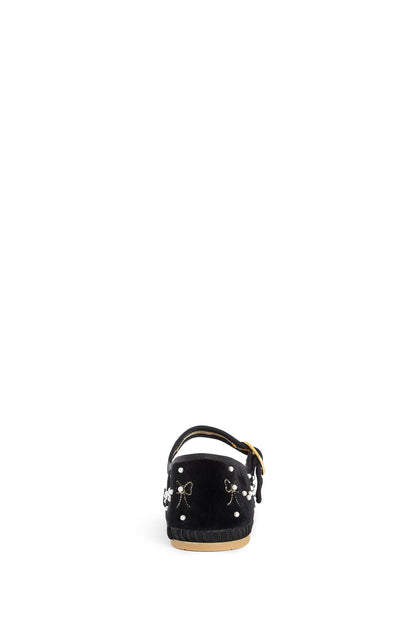 Mary-Jane Endouce Velvet Ballerinas - Antonioli.eu