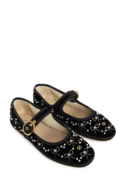Mary-Jane Endouce Velvet Ballerinas - Antonioli.eu