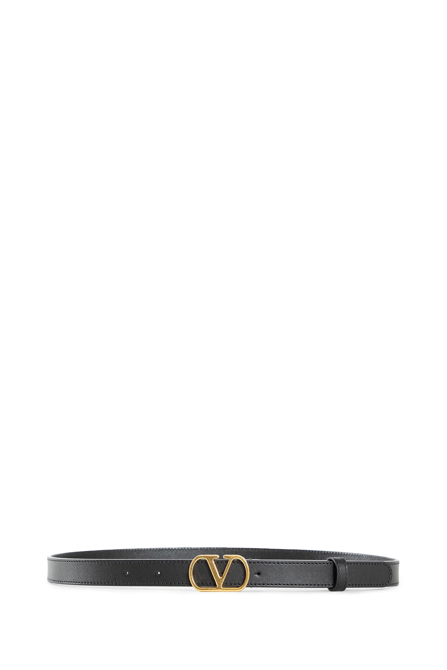 VLogo Signature Belt in Shiny Calfskin - Antonioli.eu